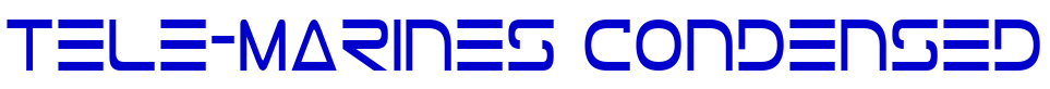 Tele-Marines Condensed 字体